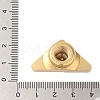 Golden Plated Triangle Shaped Wax Seal Brass Stamp Head STAM-K001-04G-12-4