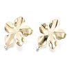 Brass Stud Earring Findings X-KK-T056-24G-NF-3