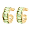 304 Stainless Steel Rhinestone Cuff Earrings for Women EJEW-A161-06G-02-2