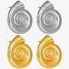 304 Stainless Steel Conch Stud Earrings for Women OP4692-2-2