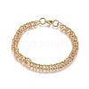 Ion Plating(IP) 304 Stainless Steel Chain Bracelets BJEW-I274-12G-1