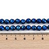 Electroplated Synthetic Non-magnetic Hematite Beads Strands G-H072-B01-01E-4