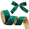 Single Face Velvet Wired Ribbon OCOR-WH0078-222B-03-1
