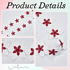 Flower Polyester Eyelash Lace Trim Ribbon OCOR-WH20003-03B-03-5