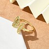 Butterfly Cuff Rings RJEW-G337-12G-3