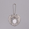 Alloy Pendant Decoration Cabochon Settings AJEW-WH0251-45-2