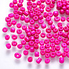 6/0 Baking Paint Glass Round Seed Beads SEED-S036-01C-03-1