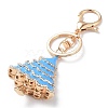 Golden Tone Alloy Enamel Big Pendants FIND-PW0016-01B-3