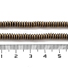 Electroplated Synthetic Non-magnetic Hematite Beads Strands G-P545-A01-01A-4