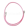 Waxed Polyester Cord Necklace Making AJEW-PH01341-18-1