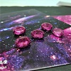 Transparent Pointed Back Resin Rhinestone Cabochons CRES-WH0002-08F-1