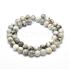 Natural Agate Beads Strands G-F475-07-8mm-2