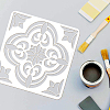 Plastic Drawing Painting Stencils Templates Sets DIY-WH0172-849-3