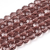 Glass Beads Strands EGLA-J042-4mm-06-1