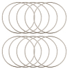 10Pcs Iron Ring for DIY Woven Net/Web with Feather IFIN-SP0001-56A-P-1