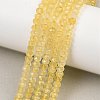 Dyed Natural Malaysia Jade Rondelle Beads Strands G-E316-2x4mm-47-8