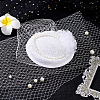 Polyester Birdcage Bridal Veil Netting AJEW-WH0471-103B-02-5