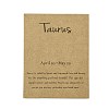 12 Constellation Theme Cardboard Jewelry Display Cards AJEW-TAC0003-10K-1