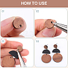 50Pcs Wood Stud Earring Finding FIND-SP0001-19B-6