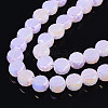 Electroplate Transparent Glass Beads Strands EGLA-Q125-002-B02-3