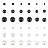 ANATTASOUL 18 Pairs 18 Style ABS Plastic Imitation Pearl Stud Earrings for Women EJEW-AN0002-70-1