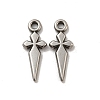 304 Stainless Steel Pendants STAS-O004-06B-P-1