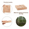 CREATCABIN Natural Wood Display Decorations DJEW-CN0001-10-3