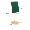 Velvet & Metal Single Necklace Display Riser Stands PW-WG94442-10-2