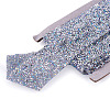 Glitter Resin Hotfix Rhinestone(Hot Melt Adhesive On The Back) OCOR-TA0002-02-40mm-4