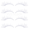 PET Eyelash Car Stickers STIC-WH0004-04A-1