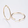 304 Stainless Steel Hoop Earrings X-EJEW-F105-08G-2