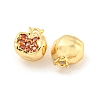 Brass Micro Pave Cubic Zirconia Pendants X-KK-K369-01G-06-2