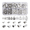 100Pcs 10 Style Tibetan Style Alloy Cord Ends TIBEP-PH0001-50-6