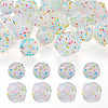 20Pcs 2 Styles Silicone Beads SIL-TA0001-23-10