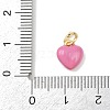 Brass Enamel Charms KK-P339-25G-03-3