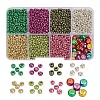 Metallic Colours Style Beads DIY Jewelry Making Finding Kit DIY-YW0004-56-1