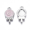 Rack Plating Alloy Enamel Pendant Rhinestone Settings PALLOY-N172-039-04P-3