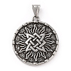 304 Stainless Steel Pendants STAS-A083-29AS-1