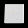Square Paper Earring Display Cards CDIS-C006-07-2