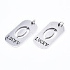 201 Stainless Steel Pendants STAS-T044-220P-4