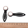 Alloy & Iron Bookmark Cabochon Settings PALLOY-N184-02S-3