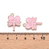 Valentine's Day Theme Alloy Enamel Pendants ENAM-T020-50A-02-3