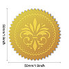 Self Adhesive Gold Foil Embossed Stickers DIY-WH0211-366-2