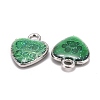 Alloy Enamel Charms ENAM-C1422-3-1