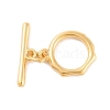 Brass Toggle Clasps KK-U024-02G-3