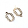 Alloy Stud Earring Findings PALLOY-WH0085-15LG-2