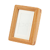 Rectangle Wood with Paper Photo Frame Stand AJEW-WH0314-954-1