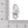 Non-Tarnish 316 Surgical Stainless Steel Lobster Claw Clasp STAS-P362-39P-01-3