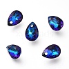 Glass Rhinestone Pendants RGLA-A024-C02-M1-2