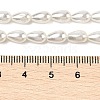 Electroplate Shell Pearl Beads Strands BSHE-G010-4x7mm-01-4